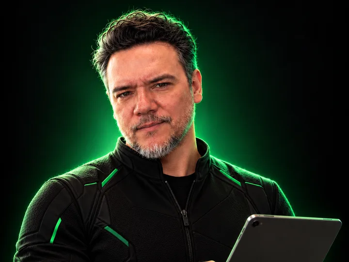 Charlie Rubiel · The operator, Exeluma character